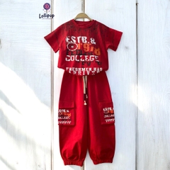 13kg -15 kg Bộ thun bé trai cotton 4 chiều