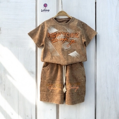 13kg -15 kg Bộ thun bé trai cotton 4 chiều