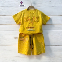 13kg -15 kg Bộ thun bé trai cotton 4 chiều