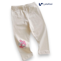 Quần legging Kuromi, My Melody, Cinnamoroll dễ thương cho bé gái 8kg - 27kg