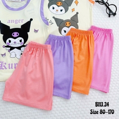 Bộ đồ thun lạnh bé gái - Áo ba lỗ thun lạnh in hình Kuromi cho bé gái từ 8kg đến 28kg, Lolafasi Shop