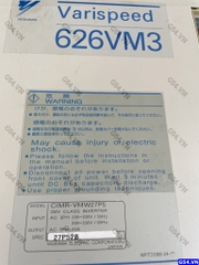 Varispeed 626VM3 CIMR-VMS27P5 (CIMR-VMW27P5) 7.5KW