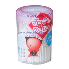 Tăm bông trẻ em Life hộp nắp bật 210 cây
