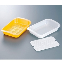 Khay đựng cốc chén Inomata - trắng