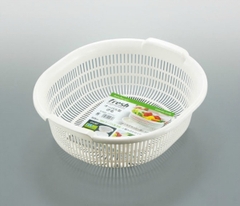 Rổ nhựa lưới Sanada Fresh 21cm - Trắng