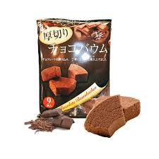 Bánh Baumkuchen Vị Chocolate Marukin Nhật Bản-9c