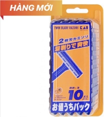 Set 10 dao cạo râu KAI Nhật Bản