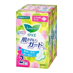 Băng vệ sinh Kao Laurie ban ngày - pack 2 gói (2 loại) (mẫu mới) (Có cánh - 20 miếng)