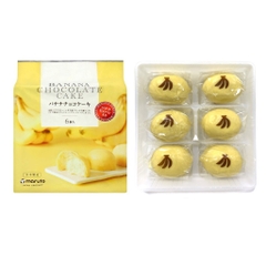 Bánh Bông Lan Maruto Nhật Bản-6C-Banana Chocolate