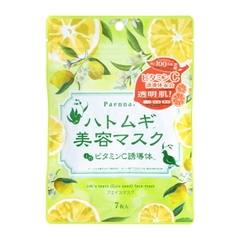 Mặt nạ Paena Hatomugi chiết xuất ý dĩ cung cấp Vitamin C gói 7 miếng