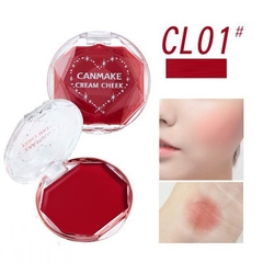 Phấn má Canmake Cream Cheek dạng kem dùng cho môi và má 2.3g (6 màu) (Màu mận (CL01))