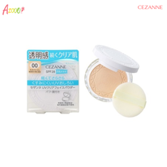 Phấn phủ Cezanne SPF 28 PA+++ điều chỉnh màu da, ngăn ngừa đổ dầu 10g (3 màu) (00 - Da tự nhiên)