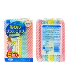 Set 5 mút rửa bát Kokubo 2 mặt