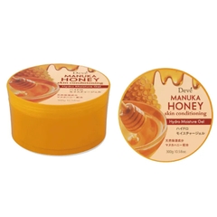 Gel dưỡng da Kumano Yushi Deve 5 in 1 cấp ẩm, giúp da mềm mịn hộp 300g (3 loại) (Manuka Honey)