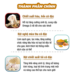 Tinh chất hàu tươi - tỏi - nghệ hỗ trợ tăng cường sinh lực nam Orihiro 180 viên