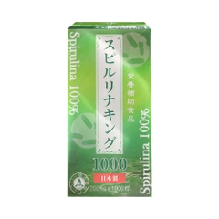 Tảo xoắn Spirulina King 100% Ably (Hộp 1000 viên x 200mg)