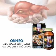 Tinh chất hàu tươi - tỏi - nghệ hỗ trợ tăng cường sinh lực nam Orihiro 180 viên