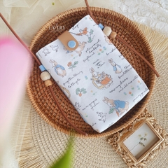 Túi Đeo Nhỏ Xinh Phối Da Và Hạt Gỗ