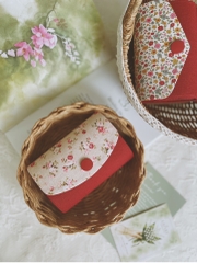 Ví Nhỏ Mộc Hoa Tone Đỏ