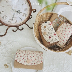 Ví nhỏ Mộc Hoa tone Nâu