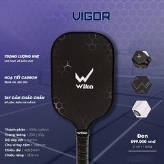 Vợt Pickleball Wika Vigor 1 Chiếc, 1 vợt & 1 bóng Full Box Chính hãng
