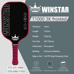 Vợt Pickleball Winstar T1000 3k Frosted