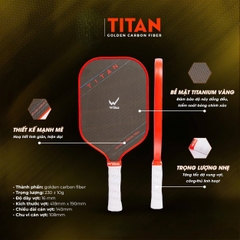 Vợt Pickleball Wika Titan