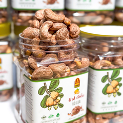 Hạt Điều Rang Muối Bình Phước - Đặc Sản Tây Nguyên [ HỘP PET VUÔNG ] - Ăn Vặt, Food