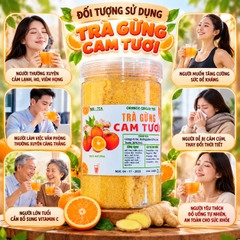 Trà Gừng Hoà Tan Vị Cam Tươi 500gr