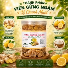 Viên Gừng Ngậm Vị Chanh Muối 300gr