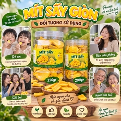 Mít Sấy Giòn Rùm Rụm, Thơm Ngon, Ăn Là Mê