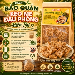 Kẹo Mè Xửng Đậu Phộng Miền Tây 500gr