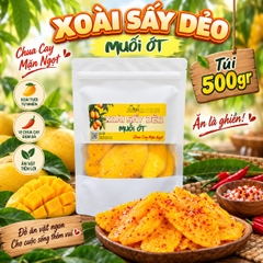 Xoài Sấy Dẻo Muối Ớt Chua Cay Mặn Ngọt Api Food ( Hàng Xuất Khẩu )
