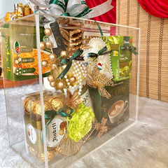 SET QUÀ TẾT MK05 – “SẮC XANH LÁ” VAL MICA SIÊU SANG (Hàng Đặt Trước 3-5 Ngày)