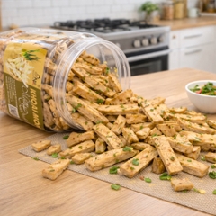 Khoai Môn Cọng Sấy Giòn Tẩm Gia Vị Mắm Hành - Bùi Béo Thơm Ngon Mê Ly