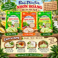 Bánh Phồng Sữa Dừa Nhơn Hoàng - Đặc Sản Miền Tây