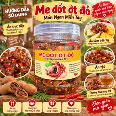 Me Dốt Sốt Ớt Đỏ Chua Cay Mặn Ngọt 500gr