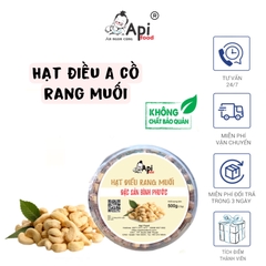 [ HỘP TRÒN ] Hạt Điều A Cồ Rang Muối Bình Phước - Đặc Sản Tây Nguyên - Ăn Vặt, Food