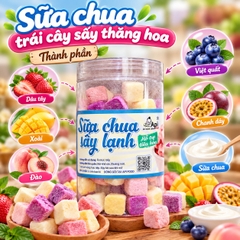 Sữa Chua Sấy Thăng Hoa Mix Vị Hoa Quả Thơm Ngon 200gr
