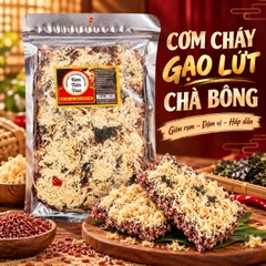 Cơm Cháy GẠO LỨT Chà Bông Kim Tiến Vua - Giòn Rụm, Đậm Vị, Ngon Khó Cưỡng