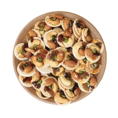 Bánh Đồng Tiền Mix Hạt Dinh Dưỡng Api Food - Snack, Ăn Vặt, Food, Thức Ăn, Bánh Quy