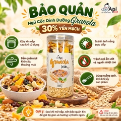Ngũ Cốc Dinh Dưỡng Ăn Liền Granola 30% Yến Mạch