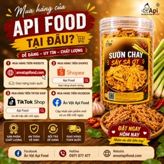 Sườn Chay Sấy Sả Ớt 200gr - Giòn Rụm, Thơm Sả, Cay Nhẹ Đậm Đà
