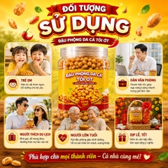 Đậu Phộng Da Cá Tỏi Ớt 500gr - Giòn Rụm Thơm Ngon