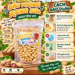 Đậu Phộng Sấy Vị Sữa Nguyên Vỏ 450gr