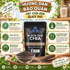 Hạt Chia Đen Hữu Cơ Black Bag 500gr