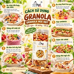 Siêu Hạt Granola Mix Hạt - Không Yến Mạch 500gr