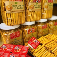 Bánh Quy Đũa Chấm Sữa Siêu Ngon Siêu Hot - Ăn Vặt Api Food