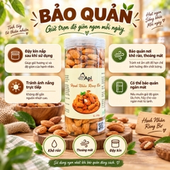 Hạt Hạnh Nhân Rang Bơ Vỏ Mỏng - Giòn Bùi, Thơm Béo, Ăn Là Cuốn