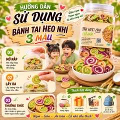 Bánh Tai Heo Nhí Cốt Dừa Mix 3 Vị 400gr